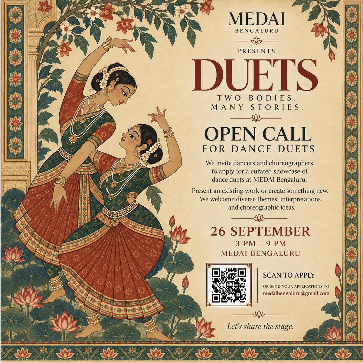 DUETS – Two Bodies. Many Stories. (Open Call)`
