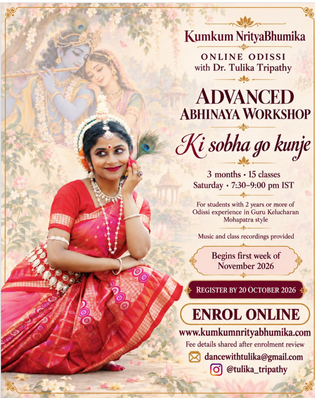 Online Advanced Abhinaya Workshop